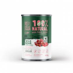 Fresh Farm vaddisznós kutyakonzerv felnőtt kutyáknak 400g