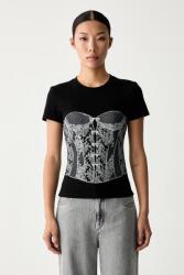Miss Sixty tricou pentru femei din bumbac cu elastan 9BY2-TSDZZY_99X (6M2SJ14200)