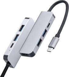 TECHLY IADAP USB31-DOCK1 stații de andocare și replicatoare de porturi pentru calculatoare portabile USB 3.2 Gen 1 (3.1 Gen 1) Type-C Alb (IADAP USB31-DOCK1)