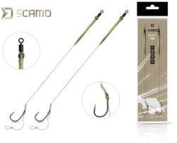 Delphin sCAMO Boilie rig / 2db - 20cm/25lbs/#8 (101006629)