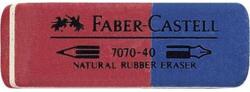 Faber-Castell Faber-Castell: Kaucsuk radír kék/piros ceruzához és tollhoz (7070-40) - innotechshop