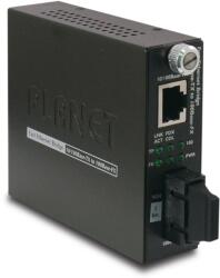 PLANET FST-802 convertoare media pentru rețea 100 Mbit/s 1310 nm Multimodală Negru (FST-802)