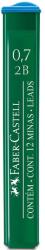 Faber-Castell Faber-Castell: Ironbetét 12db-os, 0, 7mm, 2B (521702)