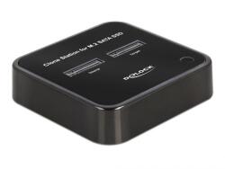 Delock M. 2 Docking Station for 2 x M. 2 SATA SSD with Clone function (8065422)