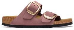 Birkenstock șlapi pentru femei din nubuck Arizona Big Buckle Nubuck Leather 9BY2-KLDZWW_34X (1032970.)