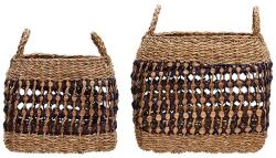 House Doctor set de coșuri pentru depozitare din rattan 33 x 30 cm 99KK-OPUZU4_88X (205730050)