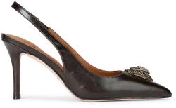 Kurt Geiger London pantofi cu toc stiletto din piele Belgravia High Sling Brown 9BY2-OBDYLD_99X