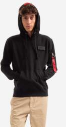 Alpha Industries felső Red Stripe Hoody - fekete XXL