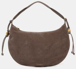 Coccinelle hobo táska női velúrbőr - barna Univerzális méret - answear - 104 990 Ft