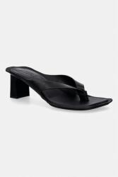 MM6 Maison Margiela tangapapucs női bőr - fekete Női 38