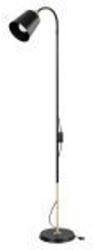 VIRONE LS-6/B GRACE 1P, állólámpa, E27, max. 18W, 160 cm, fekete (LS-6/B)