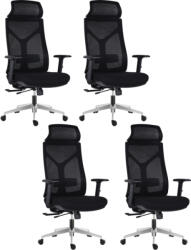 LTC 4PACK Ergonomikus irodai szék ARIA fekete (4 db)