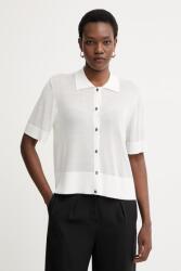 Armani Exchange kardigán női viszkózzal - bézs S - answear - 43 990 Ft