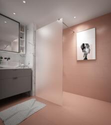 Erga Paris, Beépíthető zuhanykabin 160x200 cm, 8 mm-es matt üveg, króm profil, ERG-V02-PARIS-160x200-FR-CR (ERG-V02-PARIS-160X200-FR-CR)