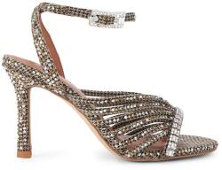 Kurt Geiger London magas sarkú kristályos szandál - barna Női 40