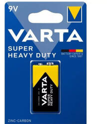 VARTA Elem, 9V, féltartós, VARTA "Super Heavy Duty (2022101411) - mystock