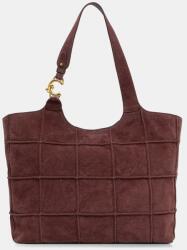 Coccinelle shopper női velúrbőr - burgundia Univerzális méret - answear - 136 990 Ft