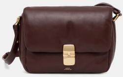 APC A. P. C. keresztpántos táska női bőr Sac Grace Soft - burgundia Univerzális méret