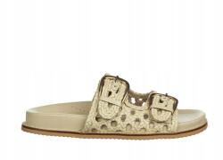 Gioseppo Áttört Női Bőr Flip-flop papucs Állítható Gioseppo Ogunquit Off White 36 (Ogunquit Off White)