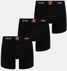 CR7 Cristiano Ronaldo boxeralsó férfi pamuttal x WORLD CUP 26 3-as csomag - fekete M - answear - 15 190 Ft