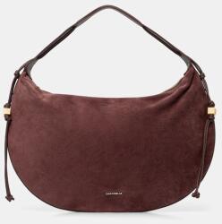Coccinelle hobo táska női velúrbőr - burgundia Univerzális méret - answear - 111 990 Ft