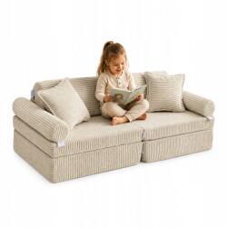 Mimii Montessori Mini Comfort moduláris kanapé - kordbársony Bézs Premium (5904181294263)