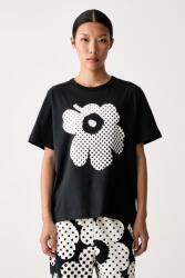 Marimekko női pamut póló - fekete S