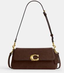 Coach női velúrbőr keresztpántos táska Suade Jet Shoulder Bag - barna Univerzális méret
