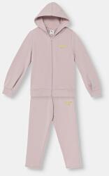 PUMA melegítő gyerek pamuttal ESS SCRIPT Sweat Suit - rózsaszín 164