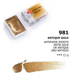  Akvarellfesték White Nights 2, 5 ml szilkés metallic colors, 981 Gold Antique