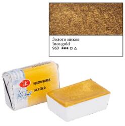  Akvarellfesték White Nights 2, 5 ml szilkés metallic colors, 969 Inca Gold