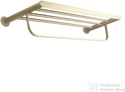 ramonsoler ERGOS XL 66 cm-es törölközőtartó polc, szálcsiszolt arany 99Z306203 (99Z306203)