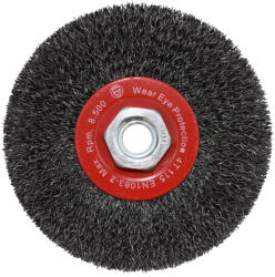  RECORD Körkefe B 3111 hullámos acéldróttal 115mm M14 (0, 3mm huzalvastagság)
