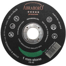 ABRABORO Chili premium kővágó korong 125x1, 0x22mm