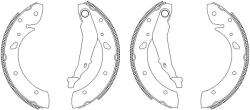 TEXTAR fékpofakészlet TEXTAR 83053400 for TOYOTA (83053400)
