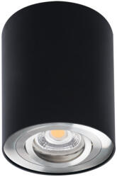 Kanlux 22558 BORD DLP-50-SR/W lámpa GU10, mennyezeti dekor lámpatest, fekete/ezüst (22558)
