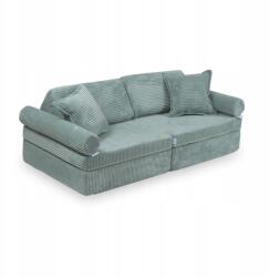 Mimii Mini játszó kanapé Montessori Comfort kordbársony világos menta (5904181294379)