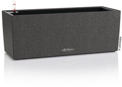 Lechuza BALCONERA Stone 40 cm műanyag balkonláda graphite black