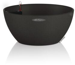Lechuza CUBETO Stone Graphite Black műanyag növénytartó 40 cm