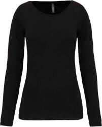 Kariban KA3017 NŐI HOSSZÚ UJJÚ KÖRNYAKAS PÓLÓ (ka3017bl-xl)