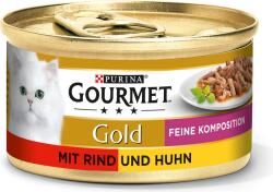Gourmet Gold finom kompozíció - Marha és csirke - 85 g