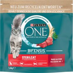 ONE Sterilcat különlegességek - Marhával és teljes kiőrlésű gabonával - 1, 40 kg