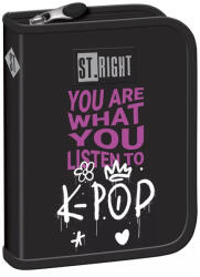 St. Majewski K-POP tolltartó, klapnis, üres, St. Right, fekete, You are what you listen to (MJK-301179)