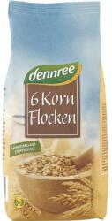 dennree Fulgi din 6 cereale, eco - 500 g