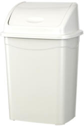 PLANET Billenőfedeles szemetes kuka, műanyag, luxury fehér, 9 L - atadcleankft