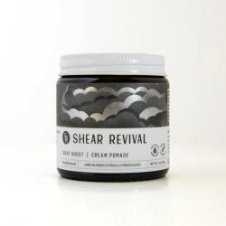 Shear Revival Gray Ghost Cream Pomade Travel Size - erős tartás, matt vagy természetes fény, ciprus, citrus illat 29 g (shear-greytrav)