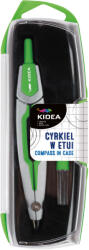 DERFORM Körző készlet, fém, 2 db-os, Kidea, zöld (DFM-CYEZKA) - officetrade