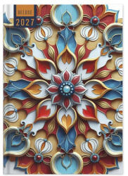 pd Calendar Határidőnapló Period DELUXE B/5 heti Mandala papír 2027