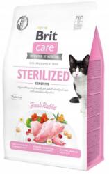 Brit Care Cat Grain-free Sterilized Sensitive Macska Sterilizált Nyúl 400g