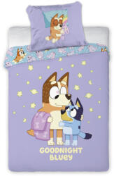 Bluey Goodnight gyerek, ovis ágyneműhuzat 100×135cm, 40×60 cm (BRM022720)